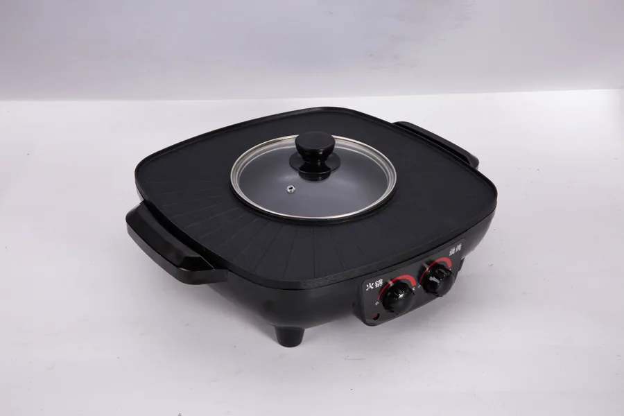 Square Grill with Center Hot Pot - GP-011 - Electric Grill with Hot Pot - Photo 2