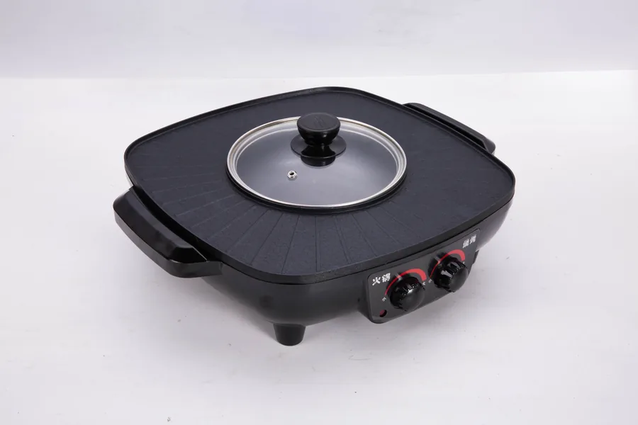 Square Grill with Center Hot Pot - GP-011 - Electric Grill with Hot Pot - Photo 3