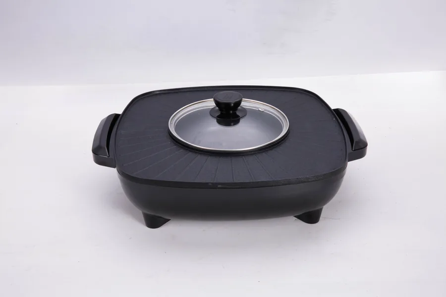 Square Grill with Center Hot Pot - GP-011 - Electric Grill with Hot Pot - Photo 4