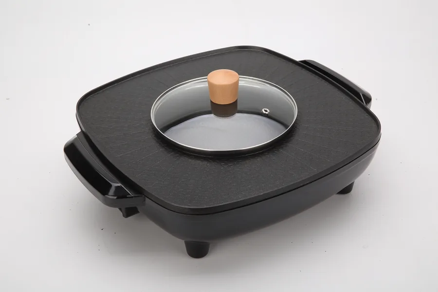 Square Grill with Center Hot Pot - GP-011 - Electric Grill with Hot Pot - Photo 5