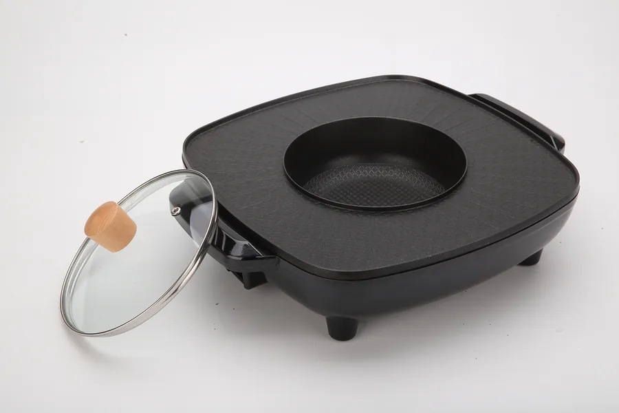 Square Grill with Center Hot Pot - GP-011 - Electric Grill with Hot Pot - Photo 6