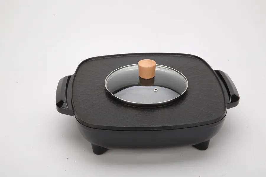 Square Grill with Center Hot Pot - GP-011 - Electric Grill with Hot Pot - Photo 8