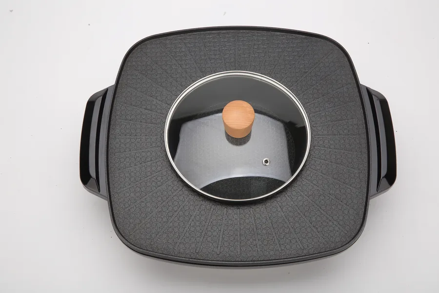 Square Grill with Center Hot Pot - GP-011 - Electric Grill with Hot Pot - Photo 12