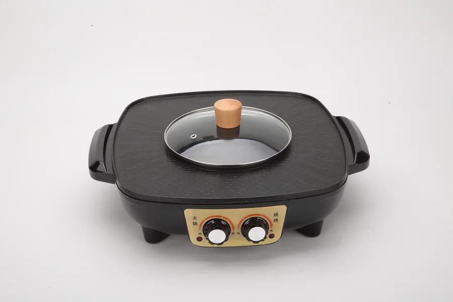 Square Grill with Center Hot Pot - GP-011 - Electric Grill with Hot Pot - Photo 14