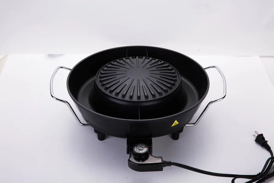 Raised-Center Grill and Hot Pot - GP-033 - Electric Grill with Hot Pot - Photo 1