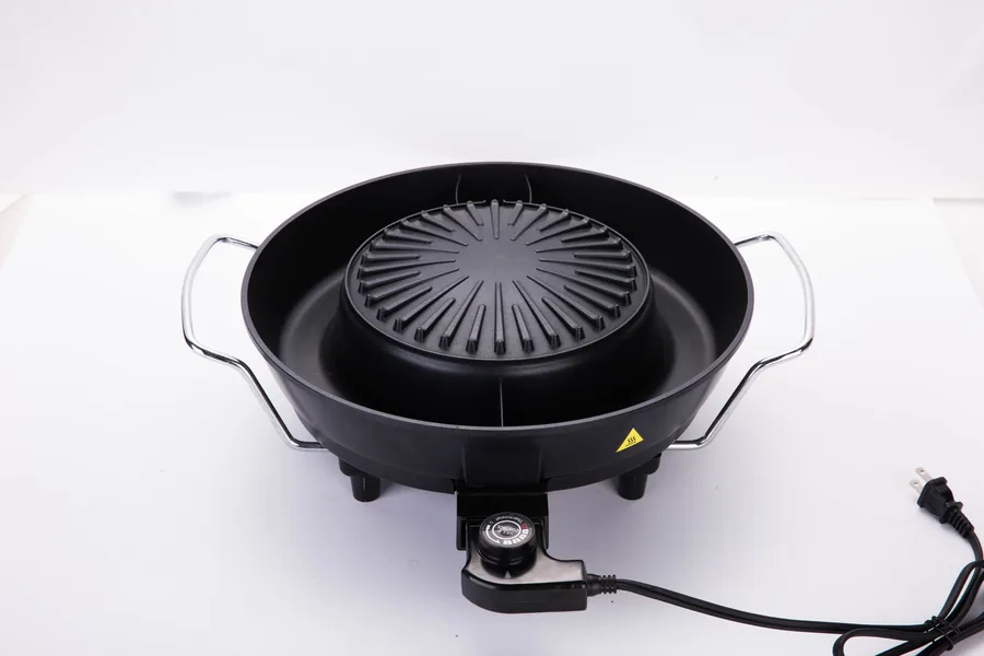 Raised-Center Grill and Hot Pot - GP-033 - Electric Grill with Hot Pot - Photo 2
