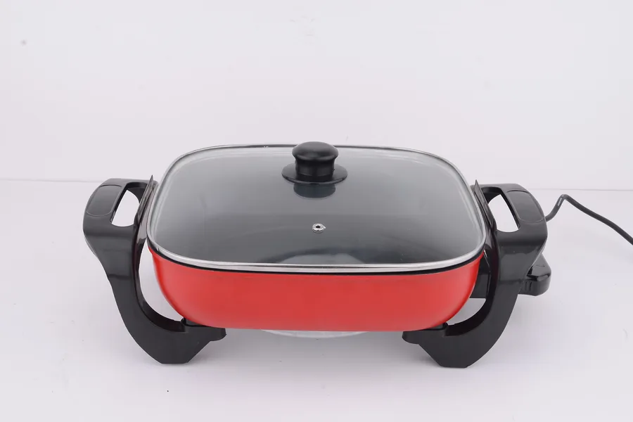Red Square Electric Skillet - JG-002A - Electric Skillets - Photo 1