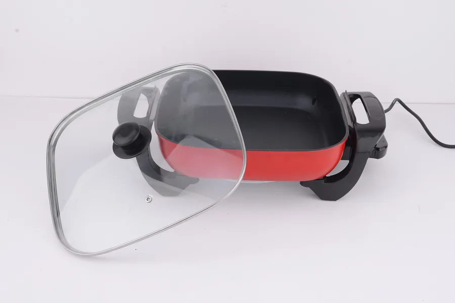 Red Square Electric Skillet - JG-002A - Electric Skillets - Photo 3