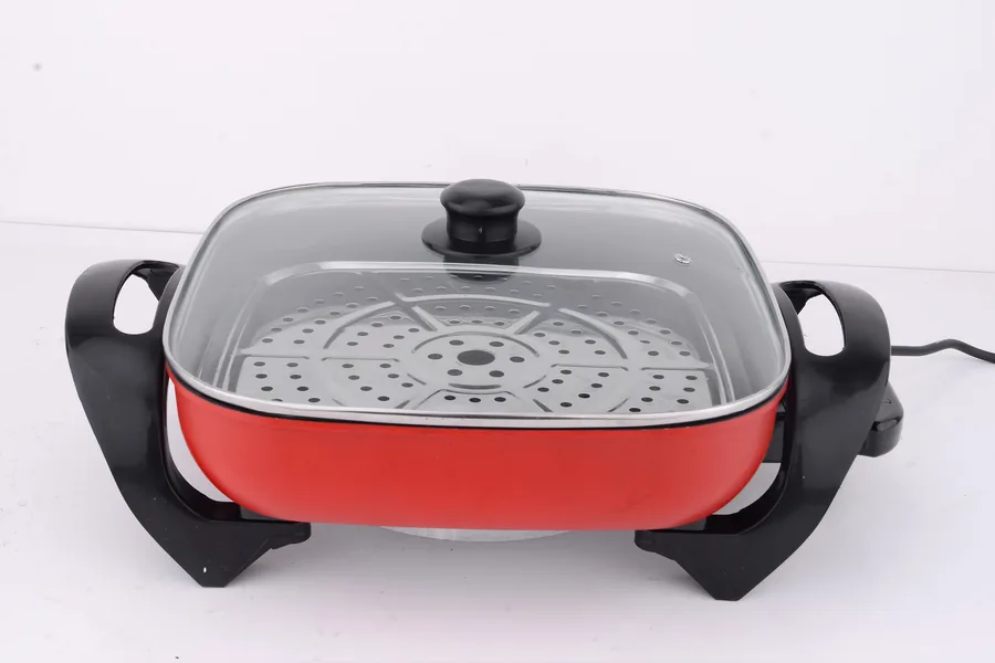 Red Square Electric Skillet - JG-002A - Electric Skillets - Photo 10