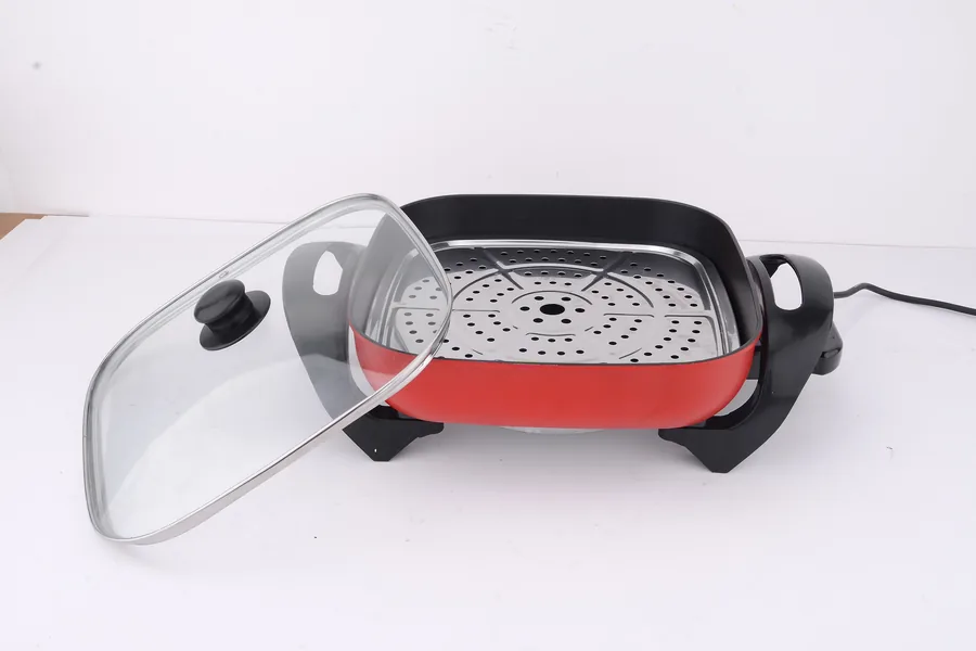 Red Square Electric Skillet - JG-002A - Electric Skillets - Photo 13